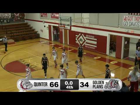 Quinter vs. Rexford-Golden Plains High School basketball