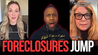 What's Causing FORECLOSURES ?| Foreclosures Skyrocket | AIR B&B Owners Getting Hit |Deportations Hit