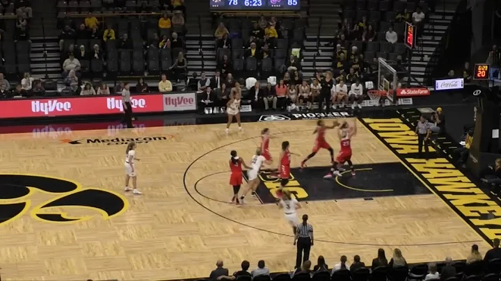NCAA Basketball - Megan Gustafson Iowa Hawkeyes Sc...
