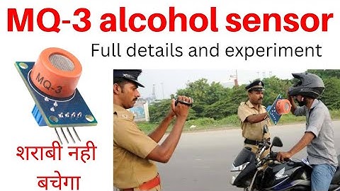 MQ-3 sensor | alcohol sensor | mq3 alcohol sensor