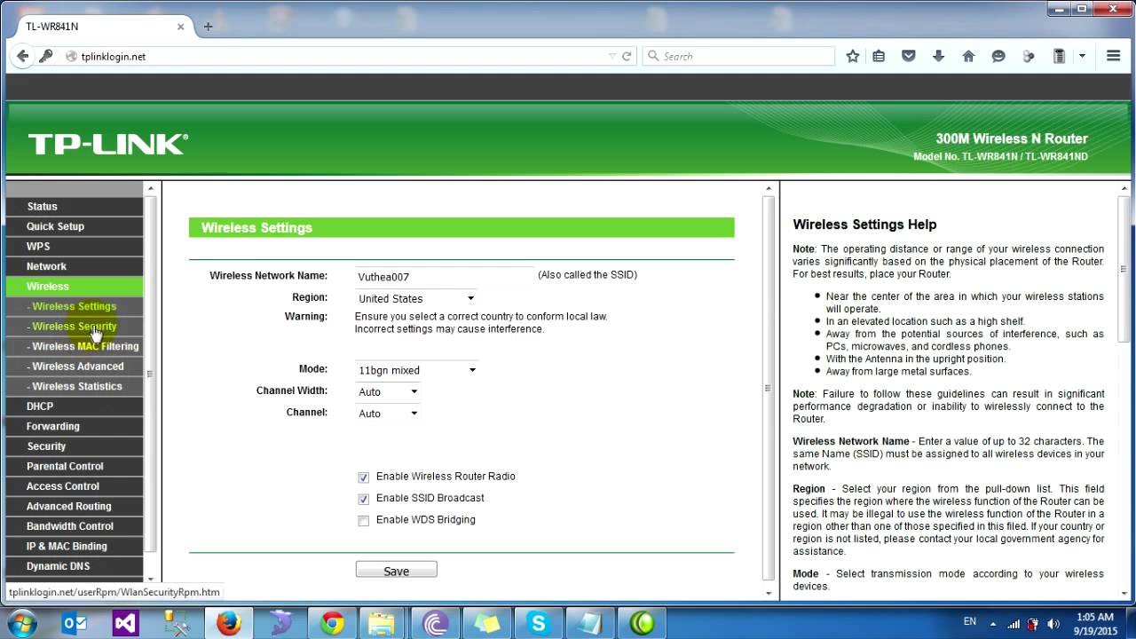 how-to-change-wifi-password-on-tp-link-tl-wr841n-youtube