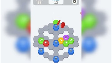 Hexa Shift - Logic Puzzle Level 94 walkthrough | Hexa Shift Level 94 Solution Gamerstein