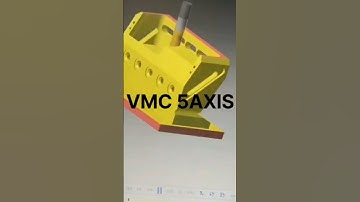 Mastercam 5AXIS VMC Machineing#Shorts#solidworks#mastercam#video#viral#cnc#trending#yoitubeshorts