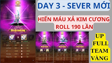 CHIẾN THẦN AFK DAY 3: THÊM CODE MỚI, EVENT MỚI - HIẾN MÁU 2 GÓI MAP + THÁP - UP TEAM FULL VÀNG