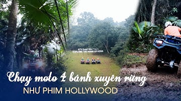 Trải nghiệm chạy mô tô 4 bánh xuyên rừng ở Quảng Bình như phim Hollywood