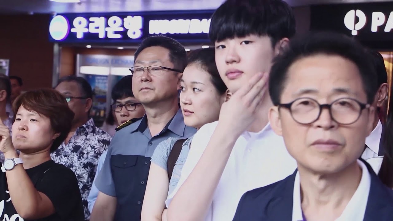 위안부 할머니들을 위한 서울역 플래시몹