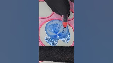 Mix Color blue 💙❤️ #spirograph #spirograh #art #artwork #fun #short #asmr #video #funny #drawing #Ai