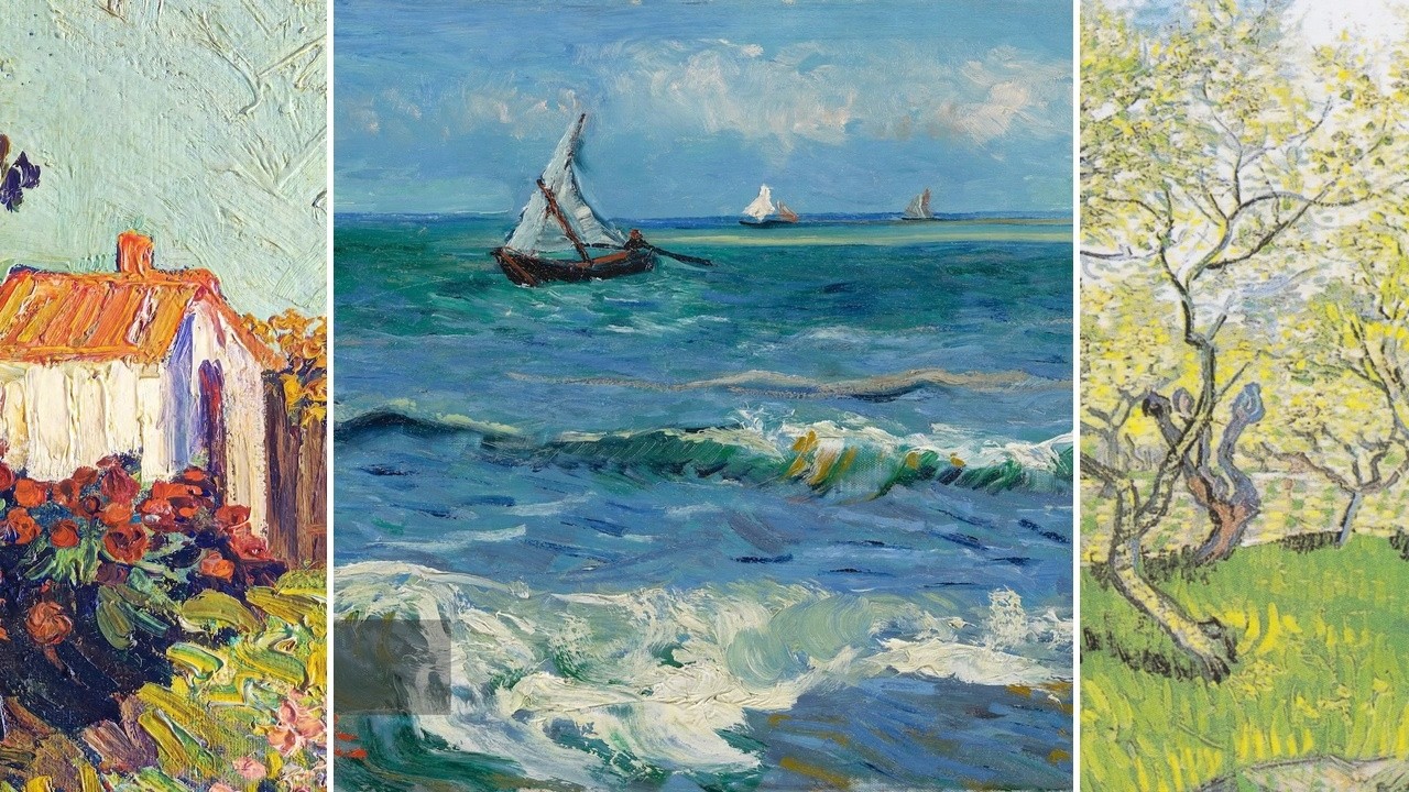 Vincent van Gogh Art TV — Silent Art Gallery · August 28 Morning | Seascape & others