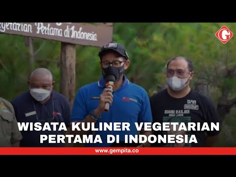 Menparekraf Resmikan Tempat Wisata Kuliner Vegetarian Pertama di Indonesia