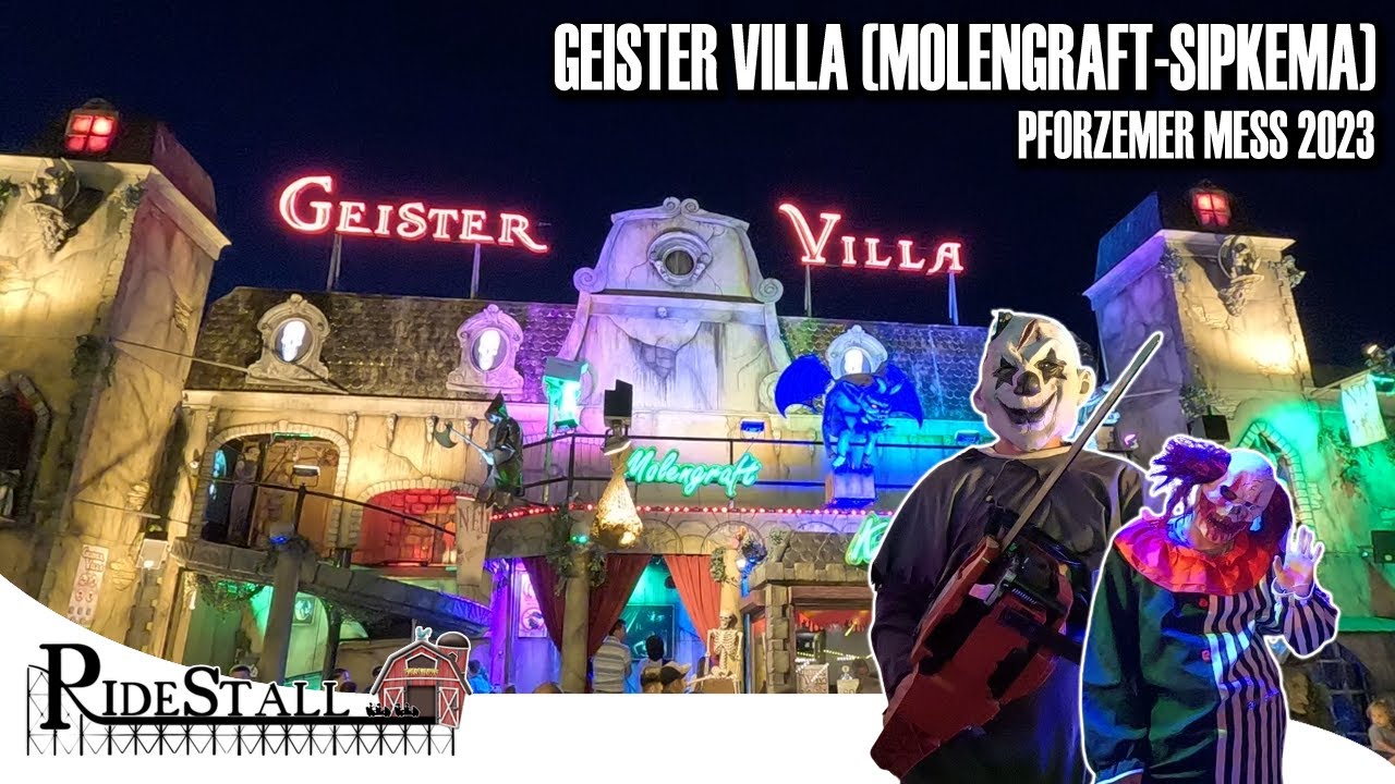 Geister Villa (Molengraft-Sipkema) - Heimat der Clowns & Freaks - Pforzemer Mess 2023 | POV Onride