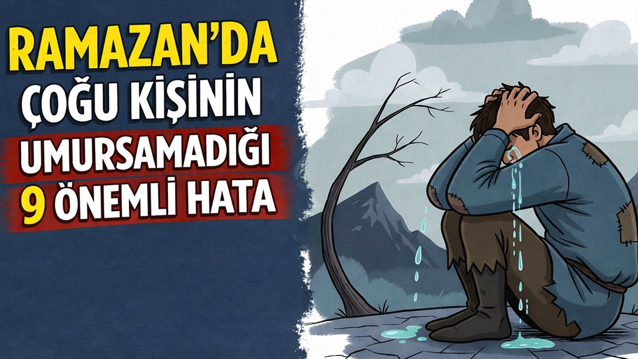 Ramazan'da Umursanmadan Yapılan 9 BÜYÜK HATA!