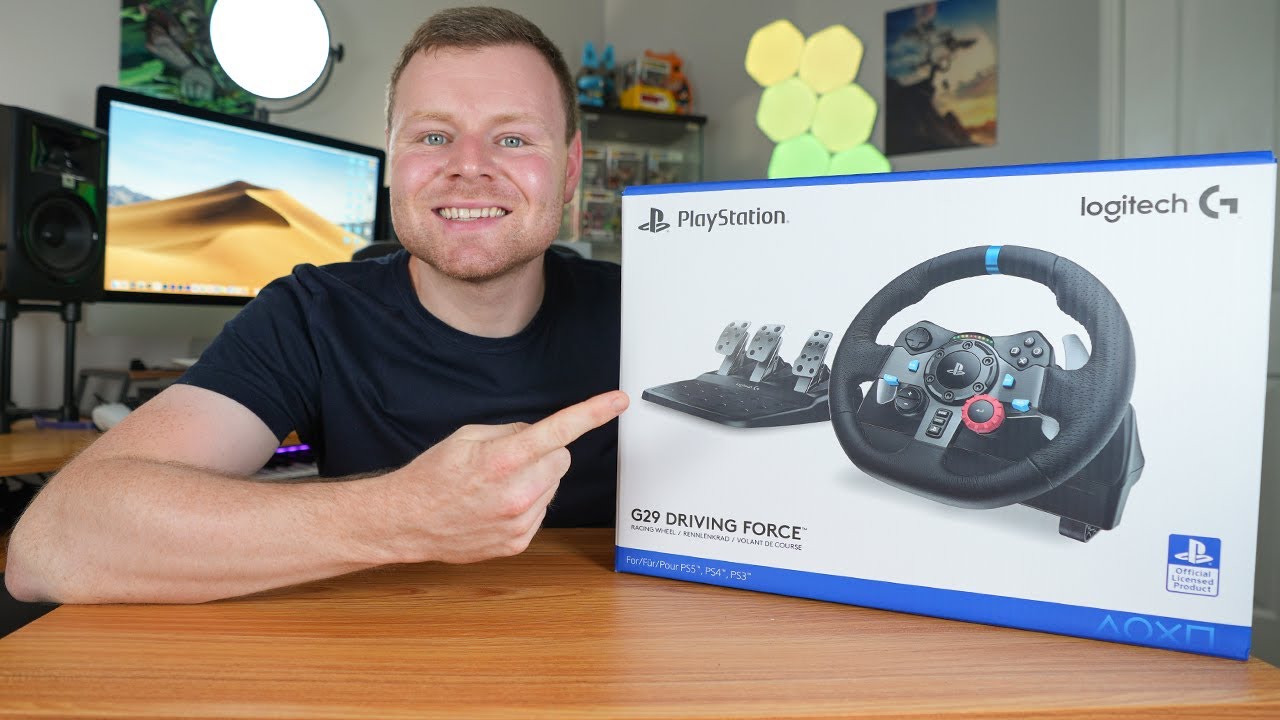 Udelade Human Ring tilbage Logitech G29 Racing Wheel Unboxing and PS5 Setup Guide - YouTube