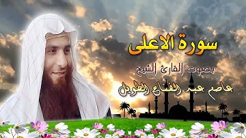 سورة الاعلي بصوت الشيخ عاصم عبد الفتاح الطويل
