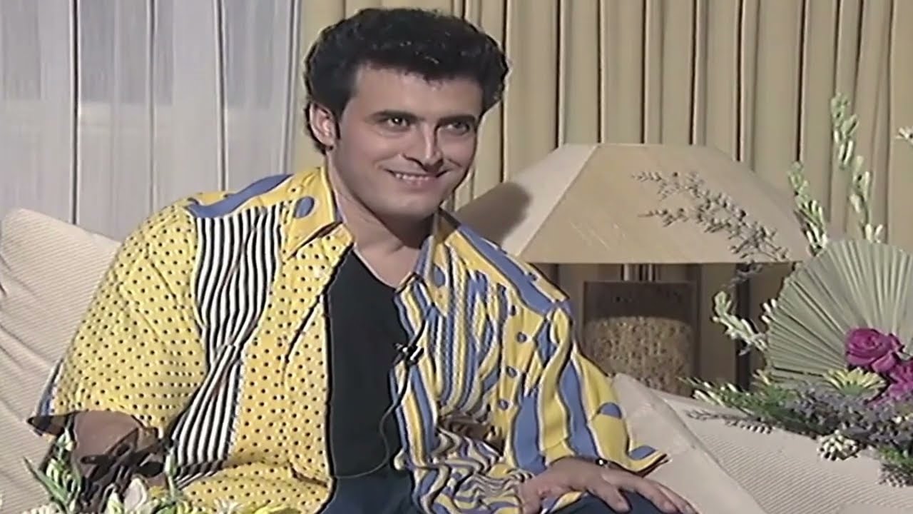 #القيصر لقاء نادر 1995 مع منتهى الرمحي ضمن برنامج ( يسعد صباحك ) كـــاظم الســـاهر HD #Kadim_AlSahir