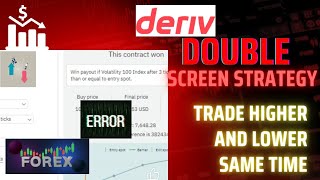 Double-window Edge Strategy for Deriv Trading: Manual High/Low Ticks for Profits. TRY AT OWN RISK