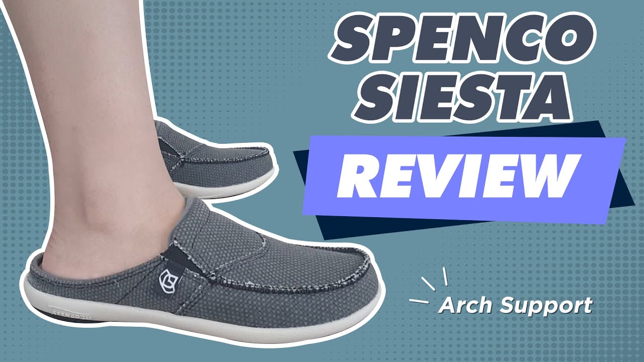 Spenco Siesta - Best Slippers for Plantar Fasciitis - YouTube