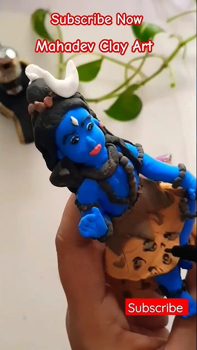 DIY Clay Shiv Ji 🥰🥰 | Lord Shiva | Making Shiv Ji Clay Art #shorts # ...