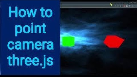 3d How to point camera at location three.js