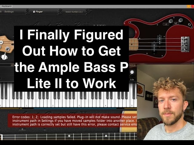How to Get the Ample Bass P Lite II to Work with GarageBand - YouTube