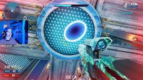 Endless Portal Free-Fall in Splitgate