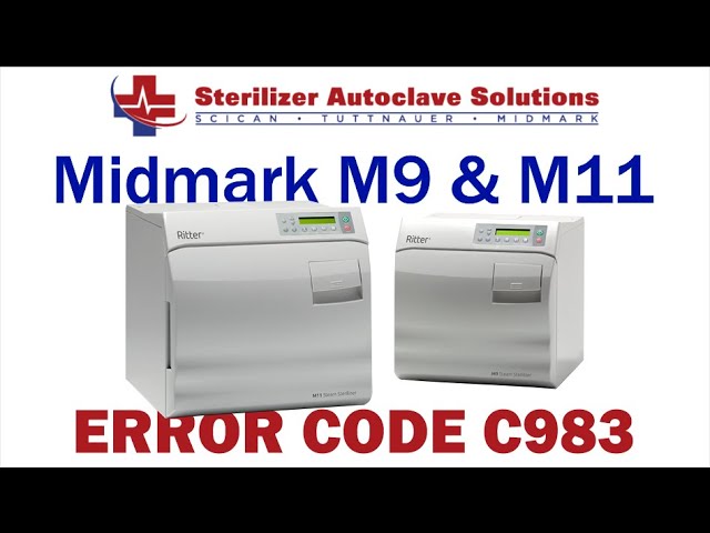 Midmark "New Style" M9 and M11 Error Code C983