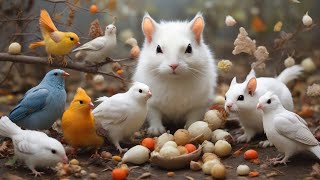 Cat tv, video for Cats, Naughty squirrels ?, beautiful birds ? 24 Hours | Cat tv-video for Cats