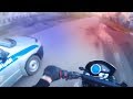 The mad chase of a motorcycle  2018 \ Motorcycle police chases