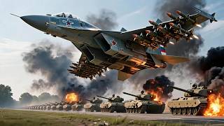 11 Minutes Ago! Deadly Russian Laser Fighter Jets Attack US Troop Convoy - ARMA 3 screenshot 2