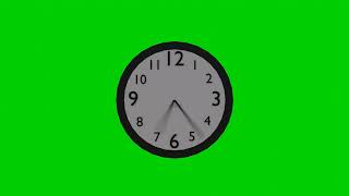 clock greenscreen speed