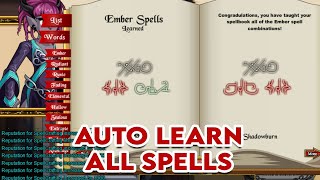 AQW Auto Learn All Spells