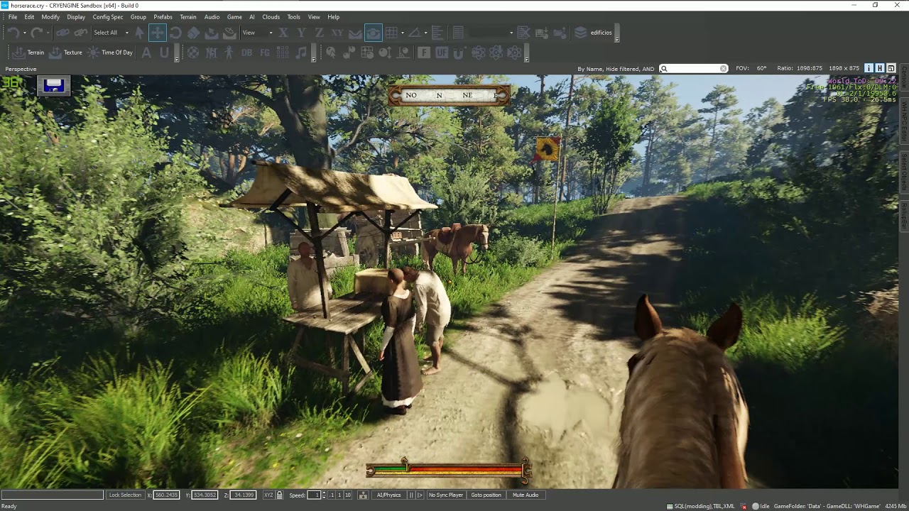CRYENGINE Kingdom Come Deliverance Mod Map Test 2 - YouTube