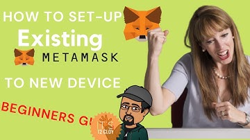 How to Set up Existing MetaMask to new device  - tutorial for beginners to  crpyto