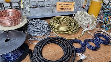 đoạn 6m day loa đồng thụy sĩ 8N , dây loa đồng anh bi wire clear audio bi wire , dây loa đồng bạc mo
