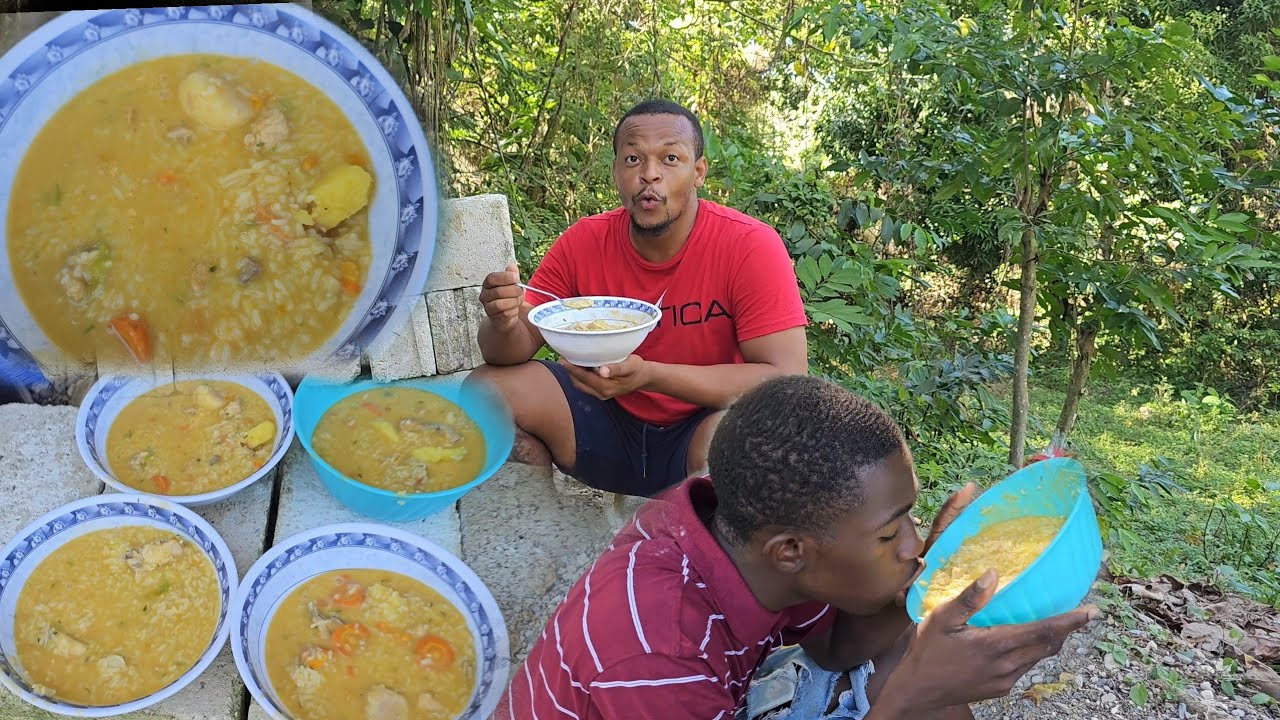 Rice soup - We made rice soup & you need to try it - YouTube