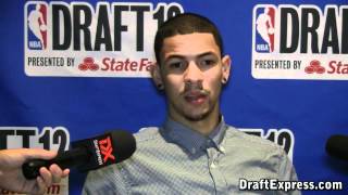 Austin Rivers 2012 NBA Draft Media Day Interview - DraftExpress