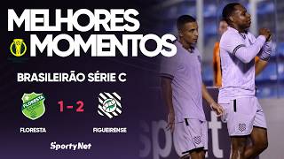 VIRADA ÉPICA DO FIGUEIRENSE COM GOLAÇO DE BICICLETA NOS ACRÉSCIMOS! Floresta 1 x 2 Figueirense