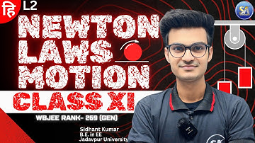 L2 Newtons Laws of Motion | Class 11th Physics in Hindi | JEE | NEET | WBJEE