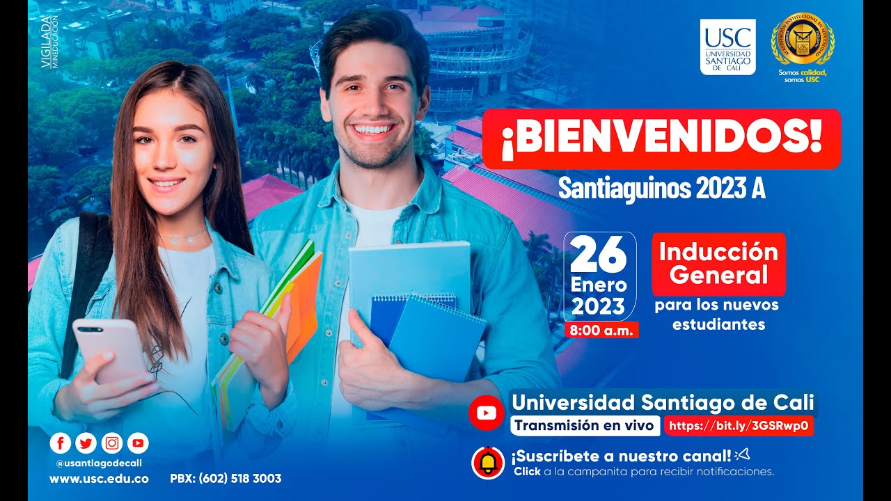 Bienvenida de estudiantes nuevos 2023A - YouTube