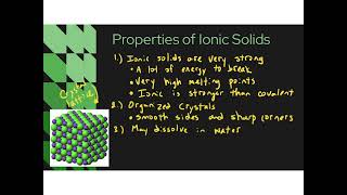 Regular Chemistry VL U03.M01.02 - Properties of Ionic Solids Net Worth