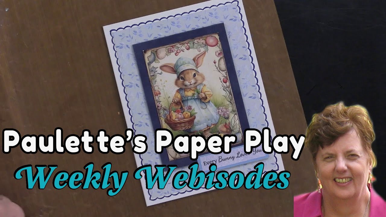 Card Ideas Using Bunnies & Baskets 8x8 by Hot Off The Press