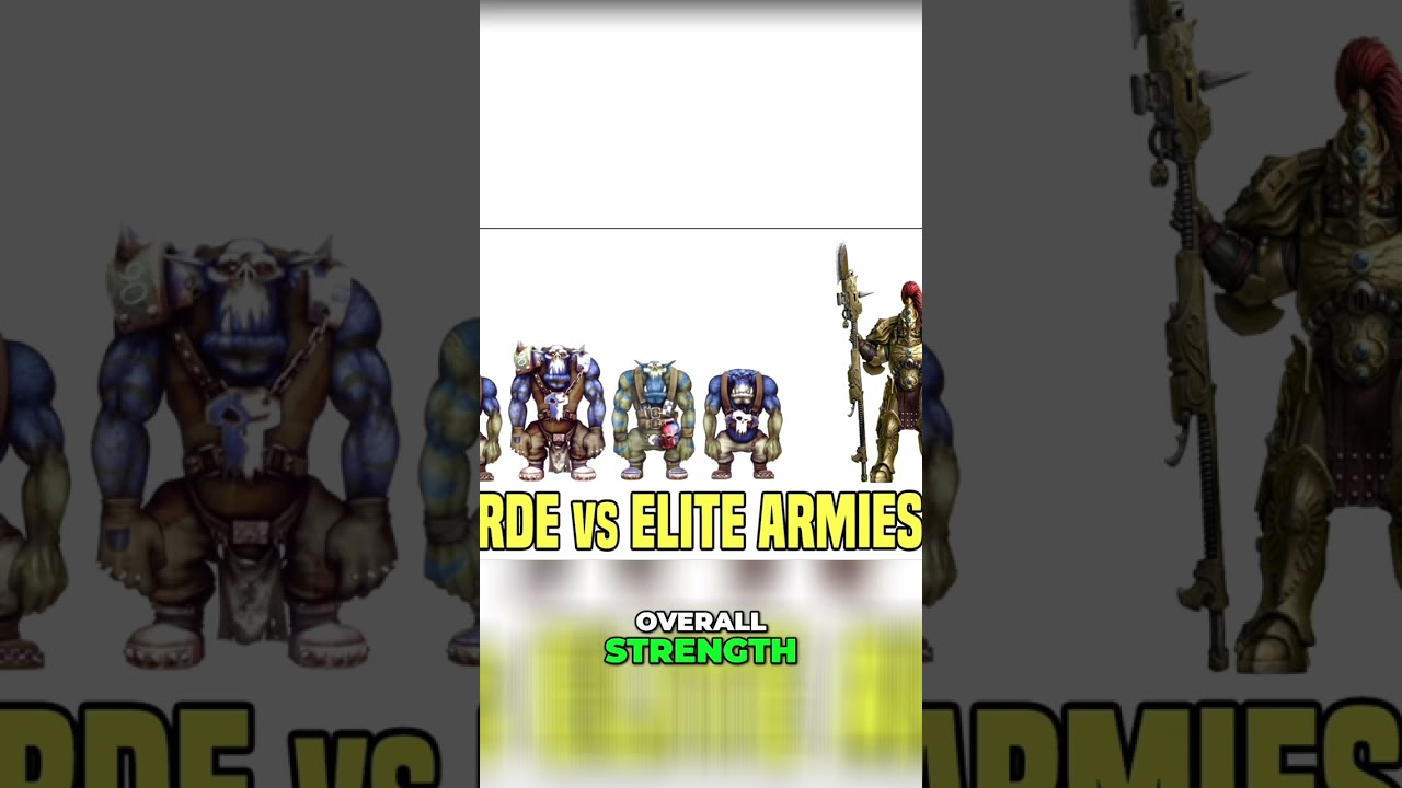 Horde vs  Elite Armies Tabletop Wargaming Strategies 