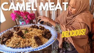 Cooking with Mama Shamis CAMEL MEAT TODAY 😍 🐪 HARGEISA SOMALILAND 2023