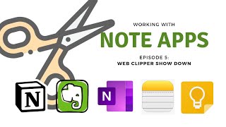 Note Apps - Web Clipper Show Down #1 screenshot 2