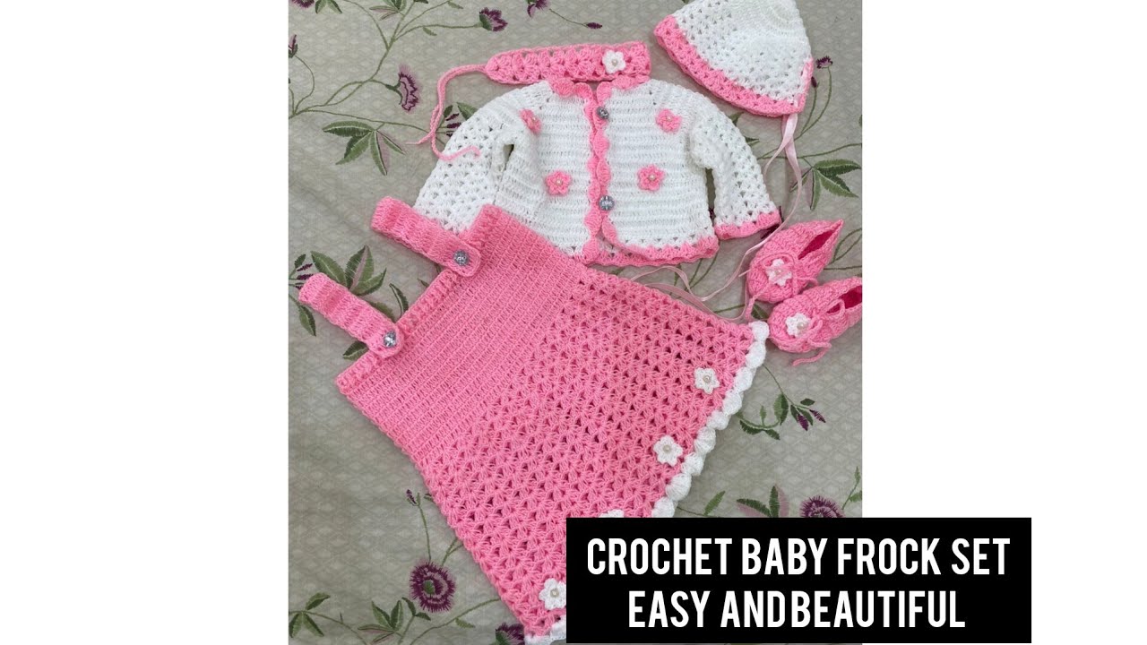 Crochet  baby frock |Easy|Beautiful |Beginners friendly