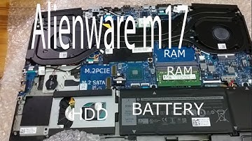 Alienware m17 upgrade ram , M.2 ,harddisk