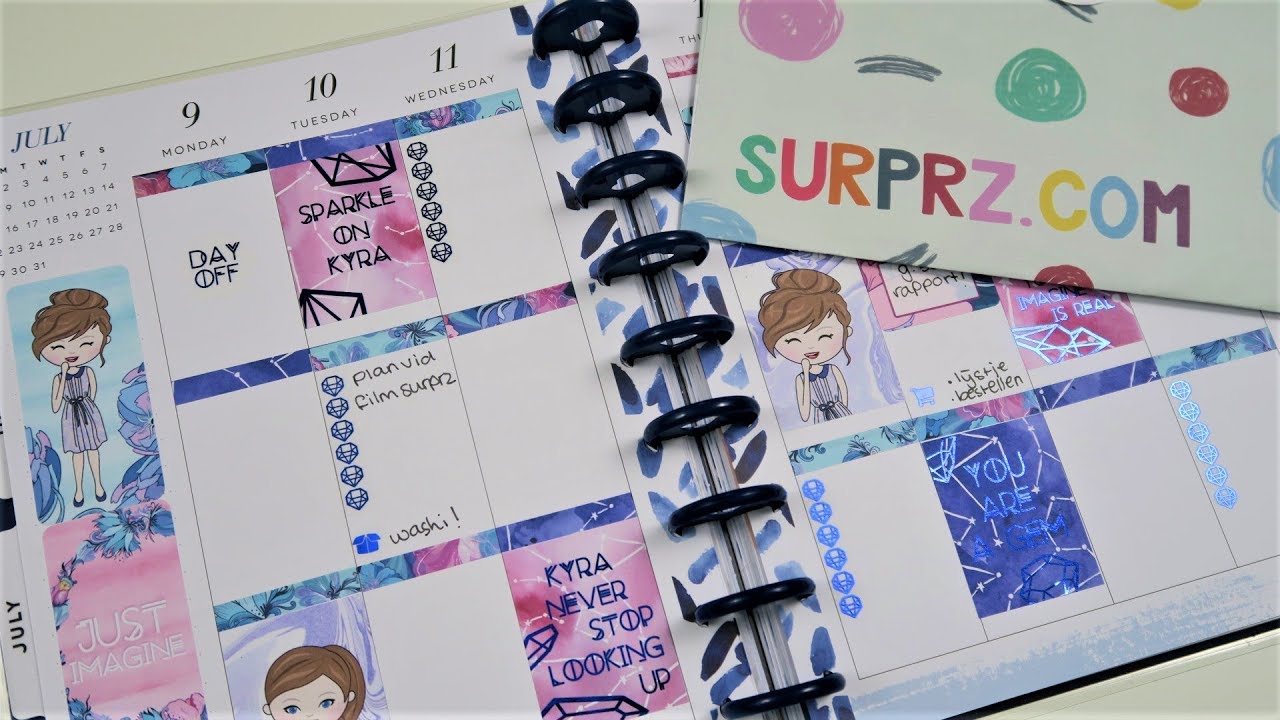Happy Planner ~ Plan with me ~ SURPRZ kit July