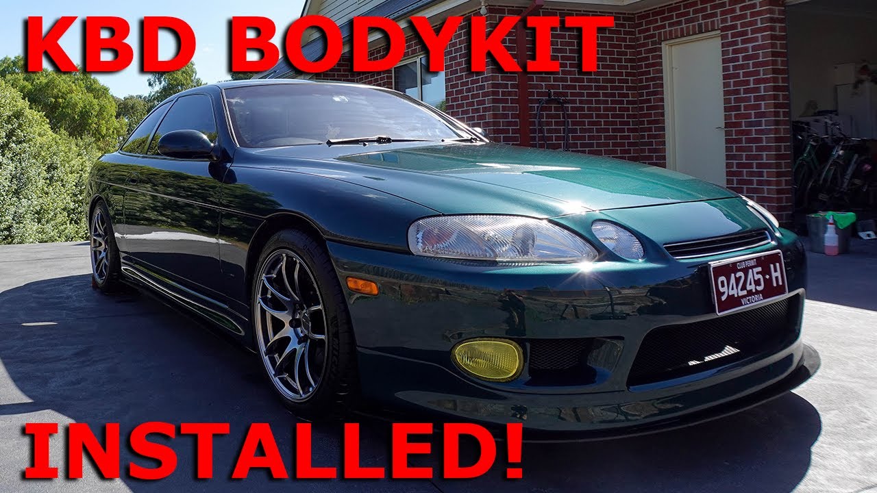 Installing a KBD Aero Craft bodykit on my 1JZ Toyota Soarer Part 3