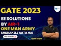 GATE 2023 EE Solutions by AIR 1  One Man Army  IIT Kanpur  Ankit Goyal