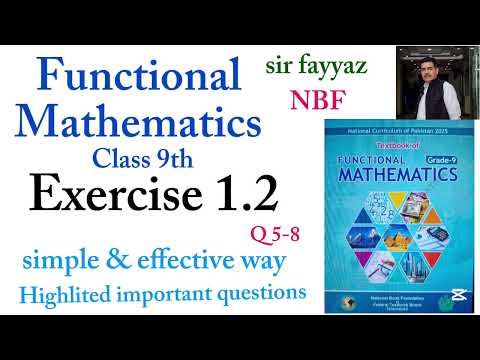 Functional Mathematics class 9th | exercise 1.2 | ex 1.2 | Q 5-8 | unit 1 | Financial Arithmetic 