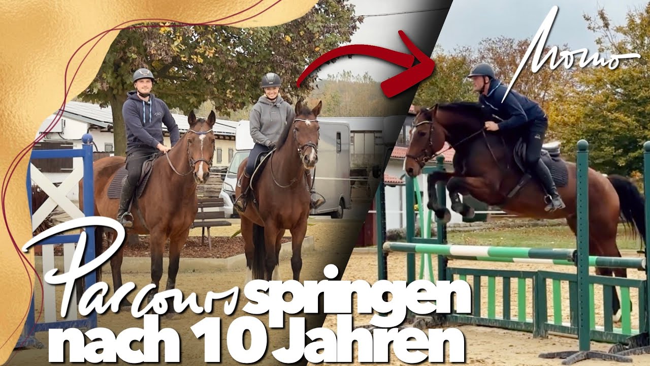 SPECIAL VIDEO: Alex springt nach 10 Jahren Parcours! 😳